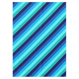 Icy Blue Blauwgroen strepen Medium tafelkleed