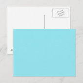 Icy Blue Briefkaart (Voorkant / Achterkant)