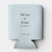 Icy Blue bruiloft Koelbox Blikjeskoeler (Achterkant)