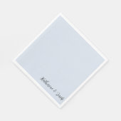 Icy Blue Custom Luncheon Napkins Servet (Hoek)
