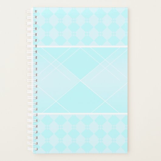 Icy Blue Diamond frisse frisse bries verfrissen Planner (Voorkant)