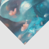 Icy Blue Elegant Mermaid Decoupage Paper Tissuepapier (Detail)