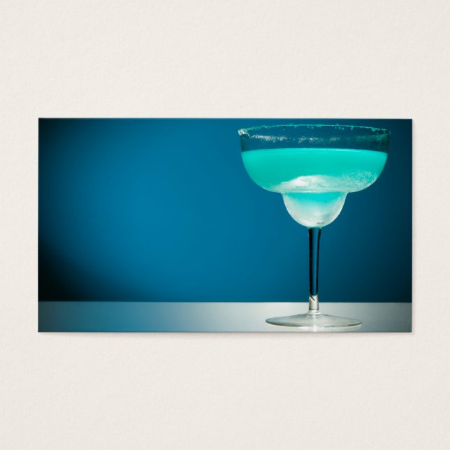 Icy Blue Margarita Visitekaartje (Voorkant)