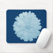 Icy Blue Marigold Mousepad Muismat (Met muis)