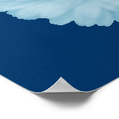 Icy Blue Marigold Poster (Hoek)