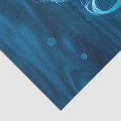 Icy Blue Mermaid Decoupage Paper v2 Tissuepapier (Detail)