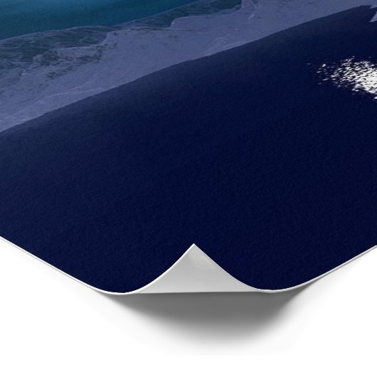 Icy Blue Moonlight Poster (Hoek)