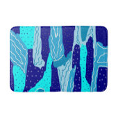 Icy Blue Ocean Badmat (Voorkant)