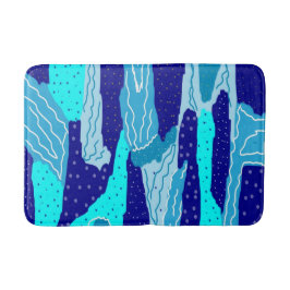 Icy Blue Ocean Badmat
