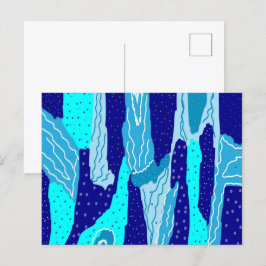 Icy Blue Ocean Briefkaart