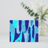 Icy Blue Ocean Briefkaart (Staand voorkant)