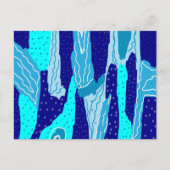 Icy Blue Ocean Briefkaart (Voorkant)