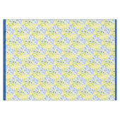 Icy Blue Pansies op een tablet Tafelkleed (Voorkant (Horizontaal))