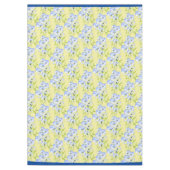 Icy Blue Pansies op een tablet Tafelkleed (Voorkant)