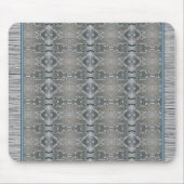 Icy Blue Pattterned Carpet Muismat (Voorkant)