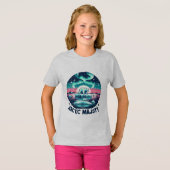 Icy Blue Retro Polar Beer Arctic Majesty T-shirt (Voorkant volledig)