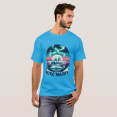 Icy Blue Retro Polar Beer Arctic Majesty T-shirt (Voorkant volledig)