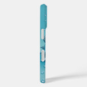 Icy Blue Rozen met Droplets Hoesje-Mate iPhone Cas Case-Mate iPhone Case (Achterkant / Rechts)