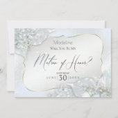 Icy Blue Shimmer zal je mijn matron zijn. Kaart (Voorkant)