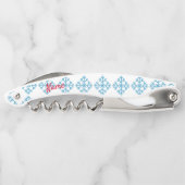 Icy Blue Snowflake Thunder_Cove Kurkentrekker (Achterkant)