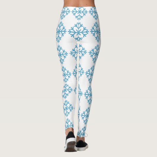Icy Blue Snowflake Thunder_Cove Leggings (Achterkant)