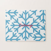 Icy Blue Snowflake Thunder_Cove Legpuzzel (Horizontaal)