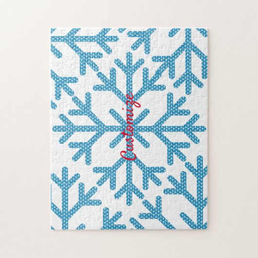 Icy Blue Snowflake Thunder_Cove Legpuzzel (Verticaal)