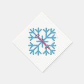 Icy Blue Snowflake Thunder_Cove Servet (Hoek)