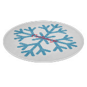 Icy Blue Snowflake Thunder_Cove    Snijplank (Hoek)