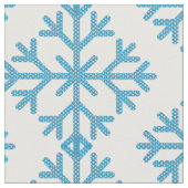 Icy Blue Snowflake Thunder_Cove  Stof (Close Up)