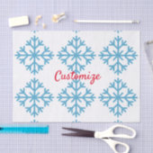 Icy Blue Snowflake Thunder_Cove Tissuepapier (Craft)