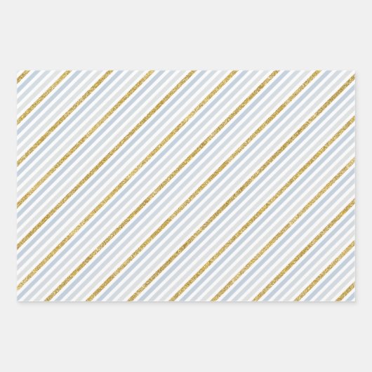 Icy Blue Snowflake Winter Gift Wrap Sheets Inpakpapier Vel (Voorkant 2)