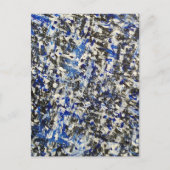 Icy Blue Winter Night Briefkaart (Voorkant)