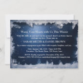 Icy Blue Winter Wonderland verlovingsfeest Kaart (Voorkant)