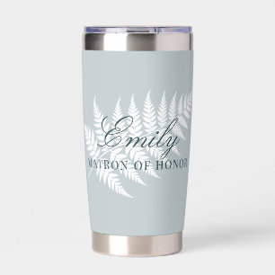 Icy Blue Witte Varens Pastel Getuige Geïsoleerde Drinkbeker