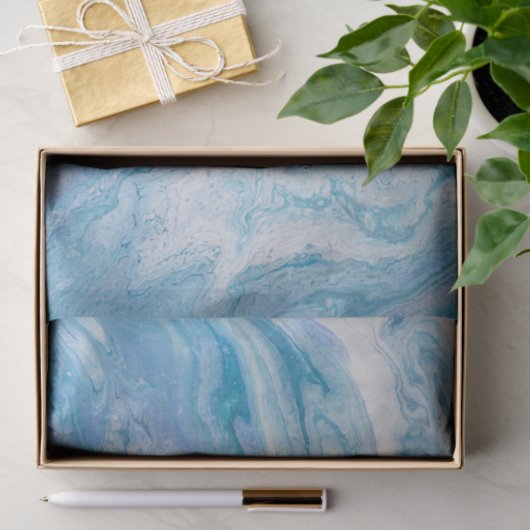 Icy Blue World Tissuepapier (Geschenk)