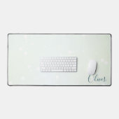 Icy Bord Groene Etherische Bokeh Galaxy en Blauwgr Bureaumat (Keyboard & Muis)