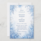 Icy Botanicals Omlijsting Winter Kaart (Voorkant)