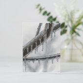 Icy Branch Briefkaart (Staand voorkant)
