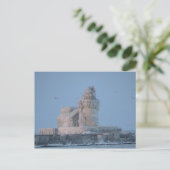 Icy Cleveland Harbour Briefkaart (Staand voorkant)