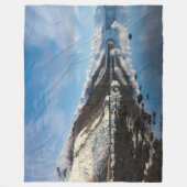 Icy College Fjord Fleece Deken (Voorkant)