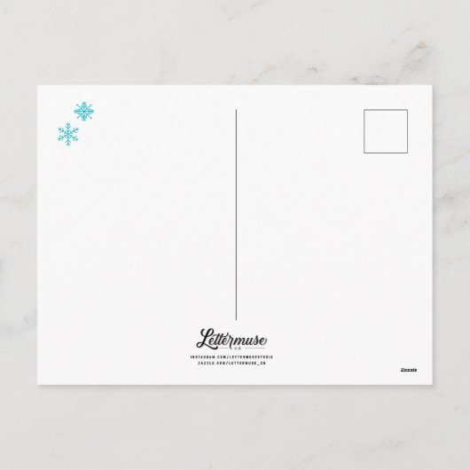 Icy Days / Briefkaart (Achterkant)