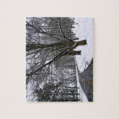 Icy Deserted Road Legpuzzel (Verticaal)
