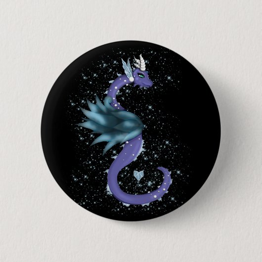 Icy Dragon Ronde Button 5,7 Cm (Voorkant)