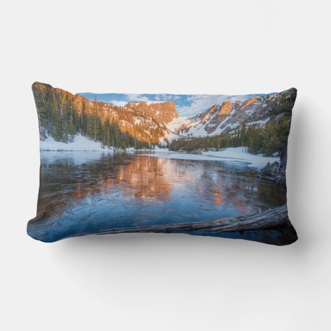 Icy Dream Lake Kussen (Voorkant)