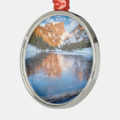 Icy Dream Lake Metalen Ornament (Links)