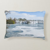 Icy English Lake - Gepersonaliseerd Accent Kussen (Achterkant)