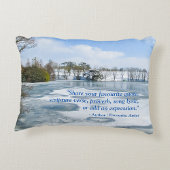 Icy English Lake - Gepersonaliseerd Accent Kussen