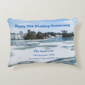 Icy English Lake - Gepersonaliseerd Accent Kussen