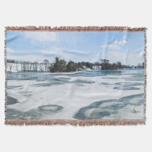 Icy English Lake - Gepersonaliseerd Deken (Voorkant)